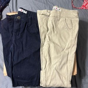 Preowned khaki pants-2 pair one navy and one khaki